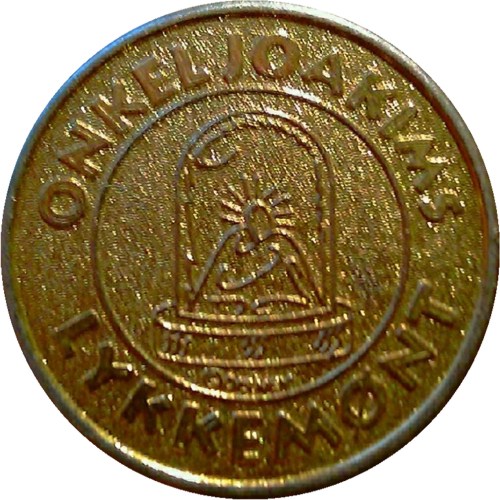 Fil:Onkel Joakims lykkemønt plat.jpg