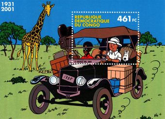 Tintin i Congo - Frimærke.jpg